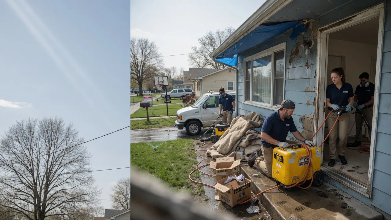 Basement Flood Cleanup in Warrington, PA near me
